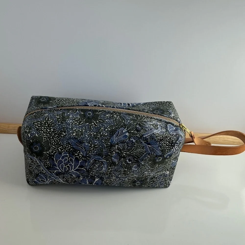 General Knot & Co. Canvas Floral Dopp Kit Travel Toiletry Bag